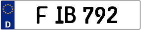 Truck License Plate